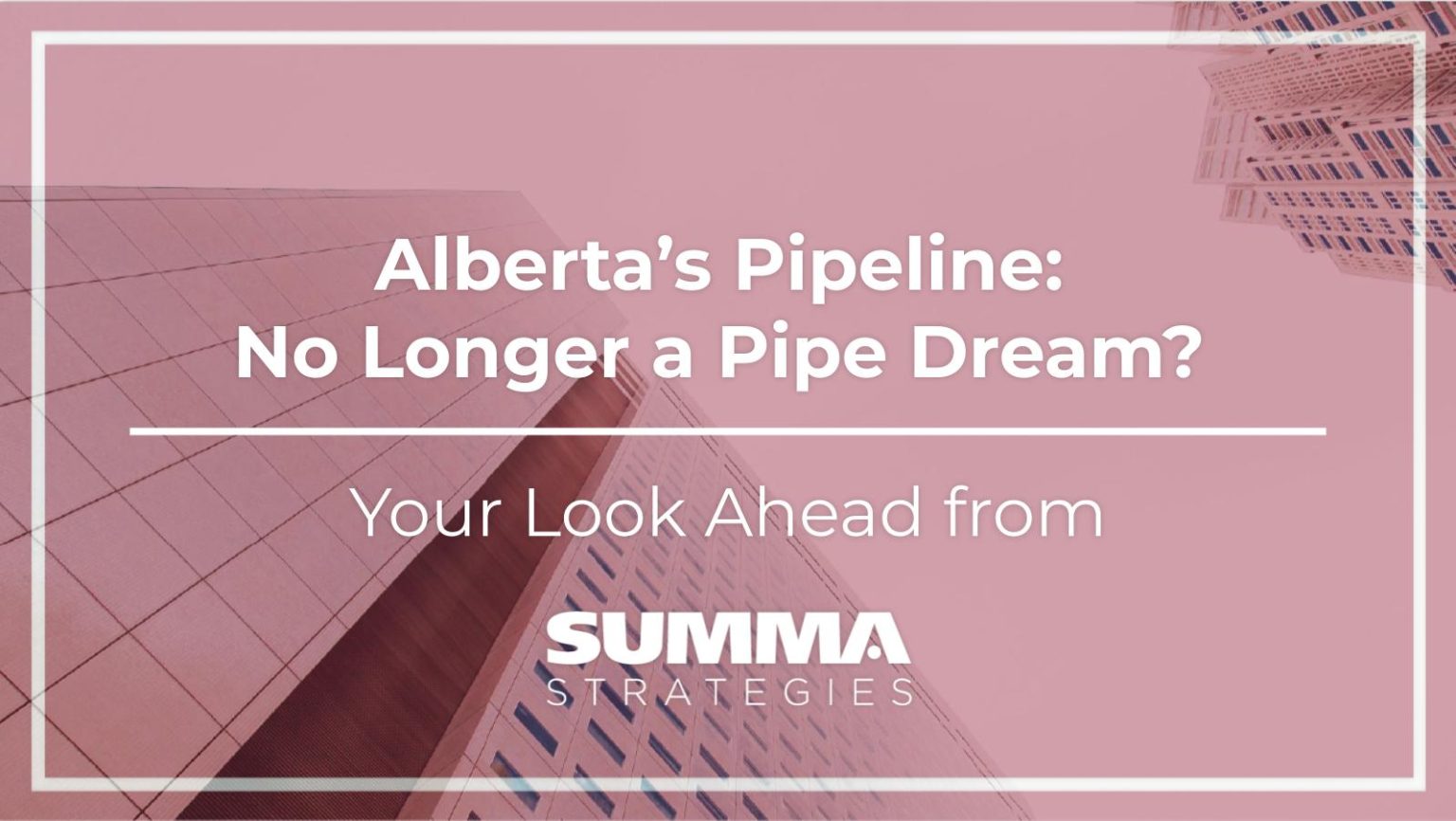 Alberta’s pipeline: No longer a pipe dream? Conservatives get a new campaign manager, and a U.S. Senator calls on Canada to pay its defence debts
